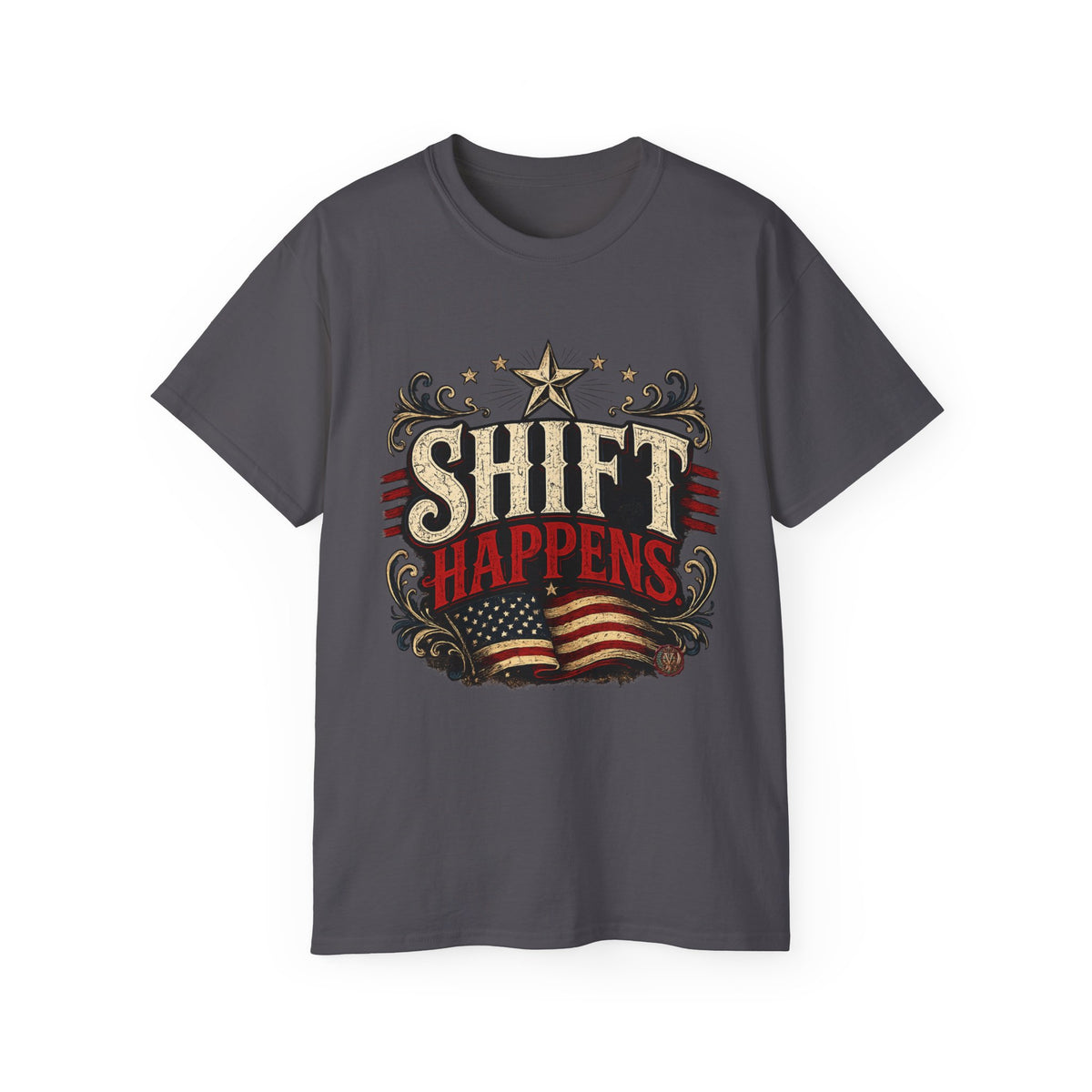 Shift Happens Patriotic Tee