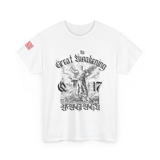 The Great Awakening, Ephesians 6:12 100% Cotton Tee