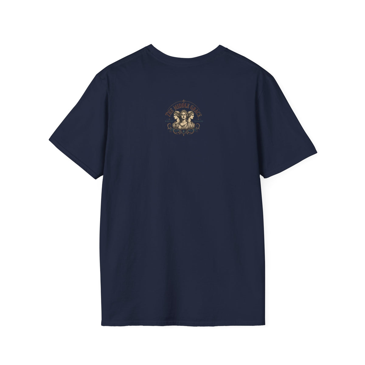 Meritocracy Vintage Ornamental T-Shirt — Retro Gold Lettering Tee