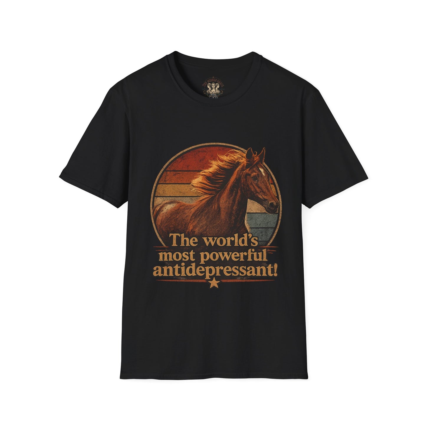 "The World's Most Powerful Antidepressant" Retro Graphic Tee