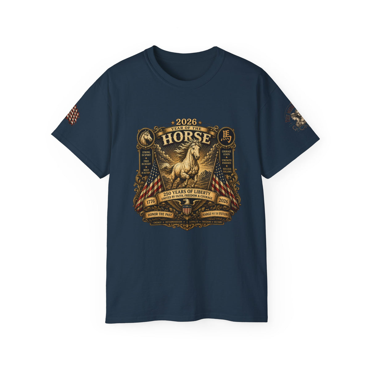 2026 Year Of The Horse America 250 Commemorative Tee