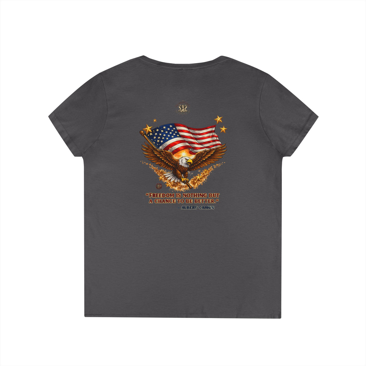 “Unapologetically American” 250th Eagle Graphic Women's Tee