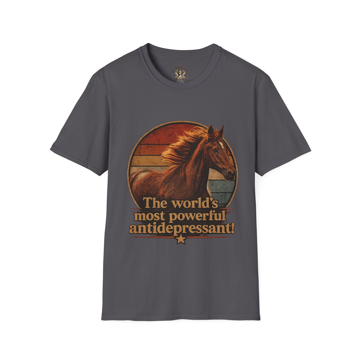 "The World's Most Powerful Antidepressant" Retro Graphic Tee
