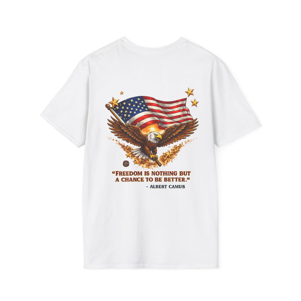 American 250th Anniversary Tee 'Unapologetically American' 100% Cotton T-Shirt —