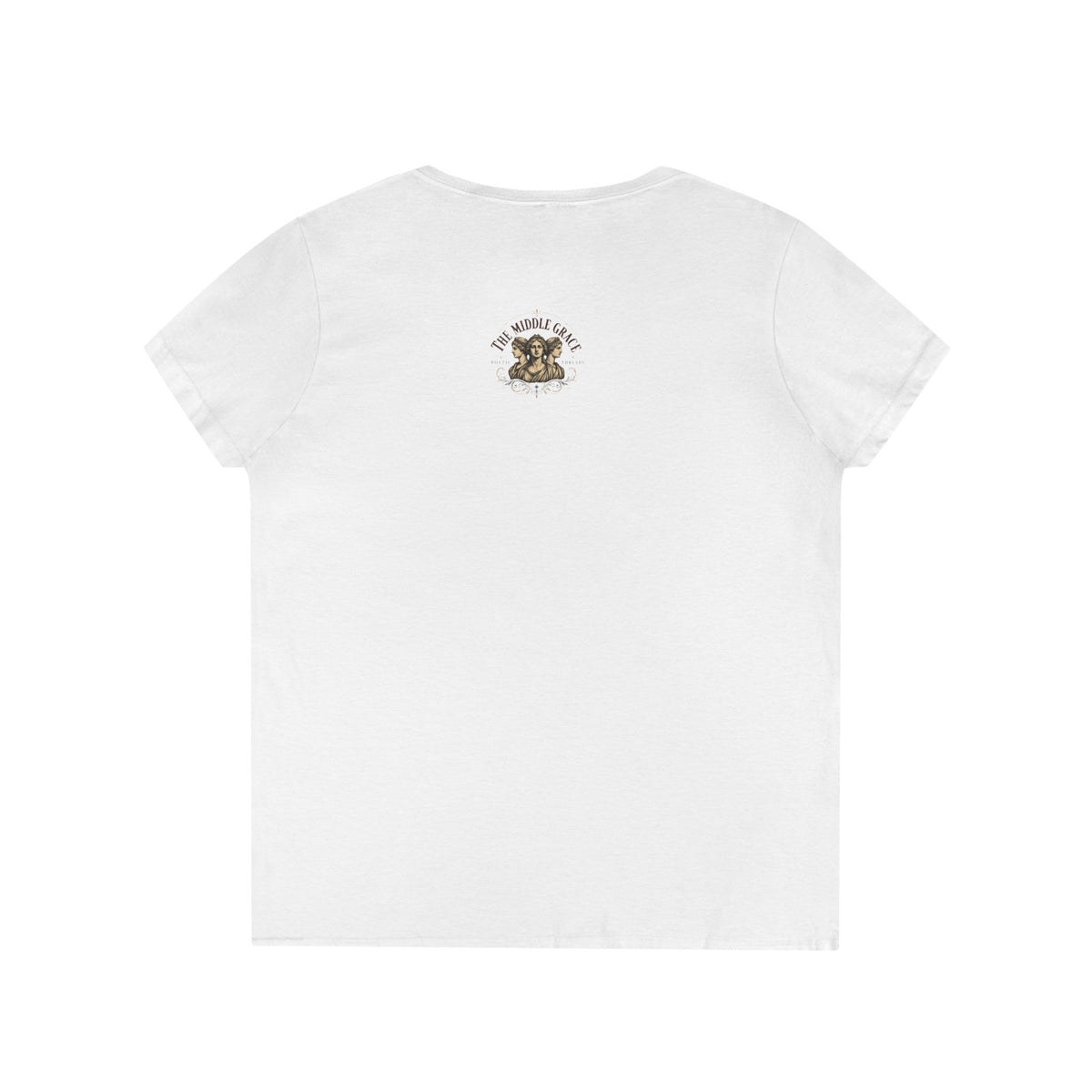 Bee Graphic V-Neck Tee — “Bees Don’t Waste Time Explaining” Women’s T-Shirt