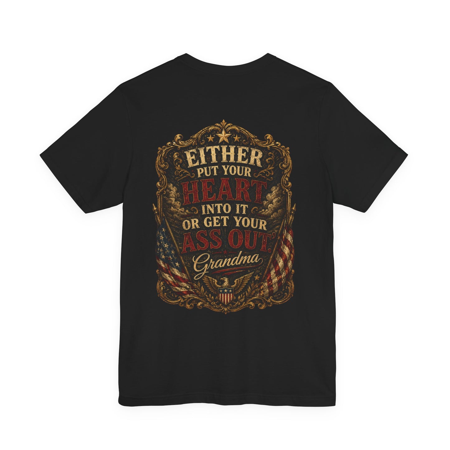 Patriotic Graphic Tee – Love It or Leave It | Vintage Style 100% Cotton T-Shirt