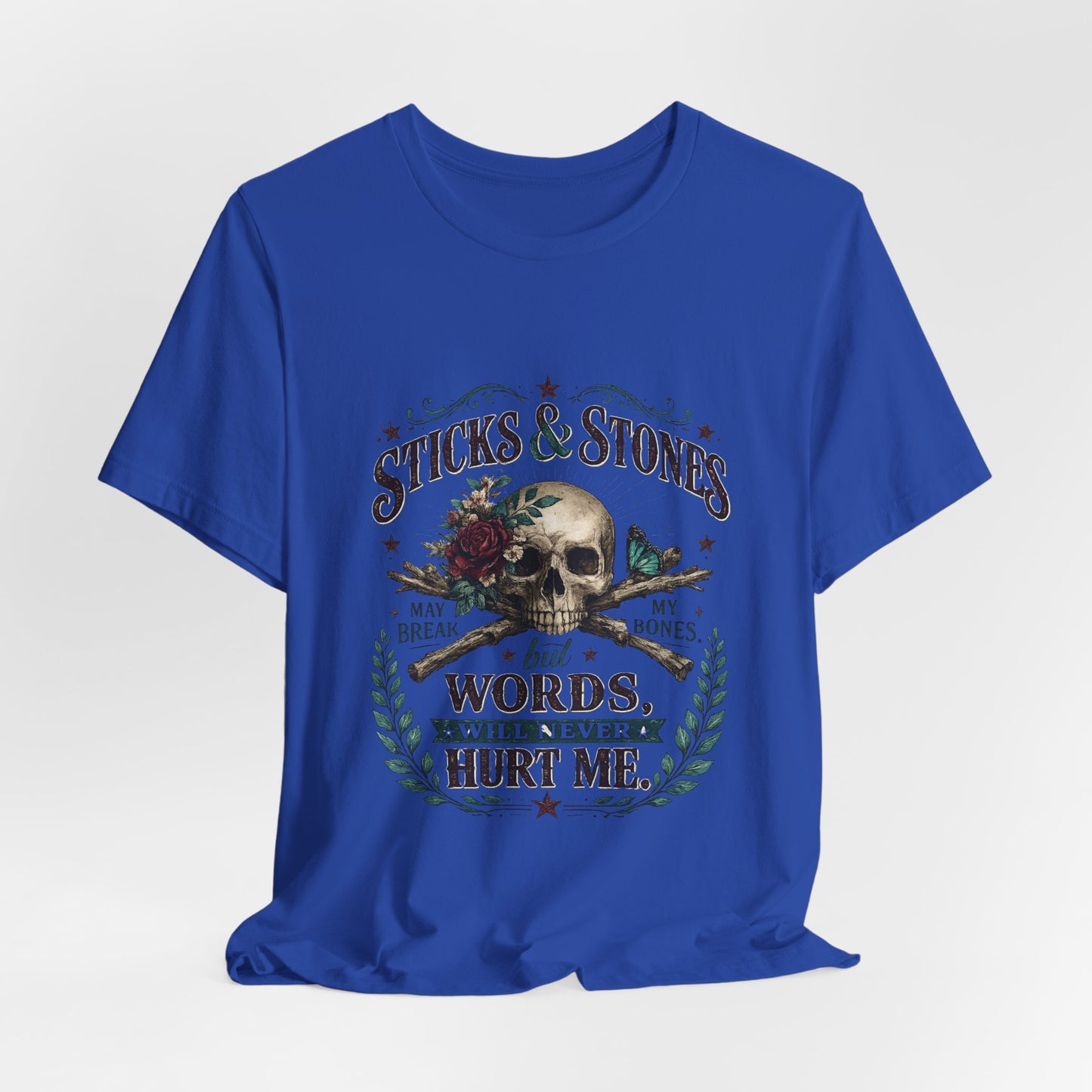 "Sticks and Stones" Classic Child's Poem 100% Cotton Tee