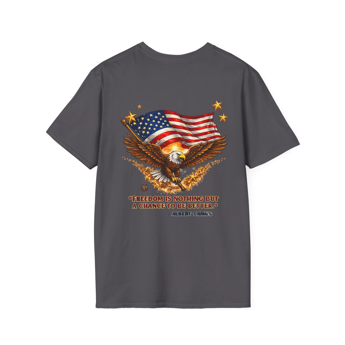 American 250th Anniversary Tee 'Unapologetically American' 100% Cotton T-Shirt —