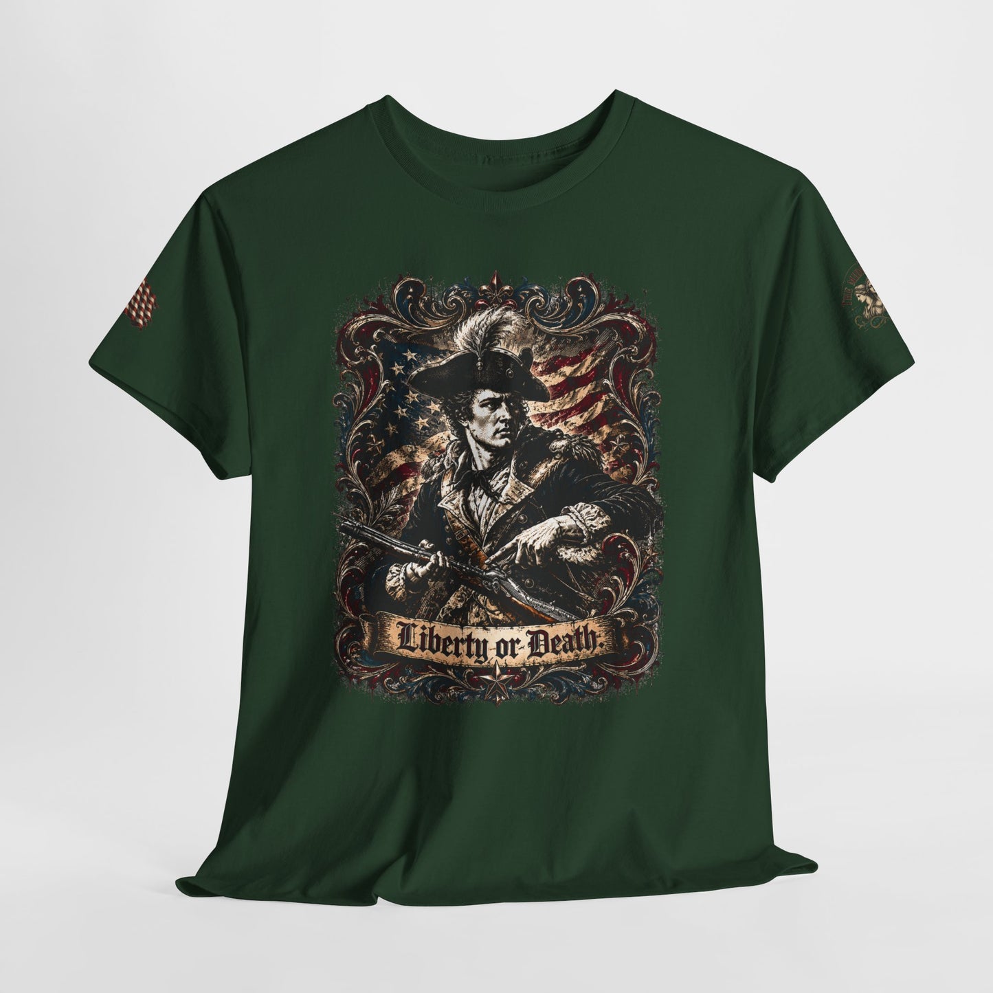 Patriotic Graphic Tee – America 250 2nd Amendment | Vintage Style 100% Cotton T-Shirt