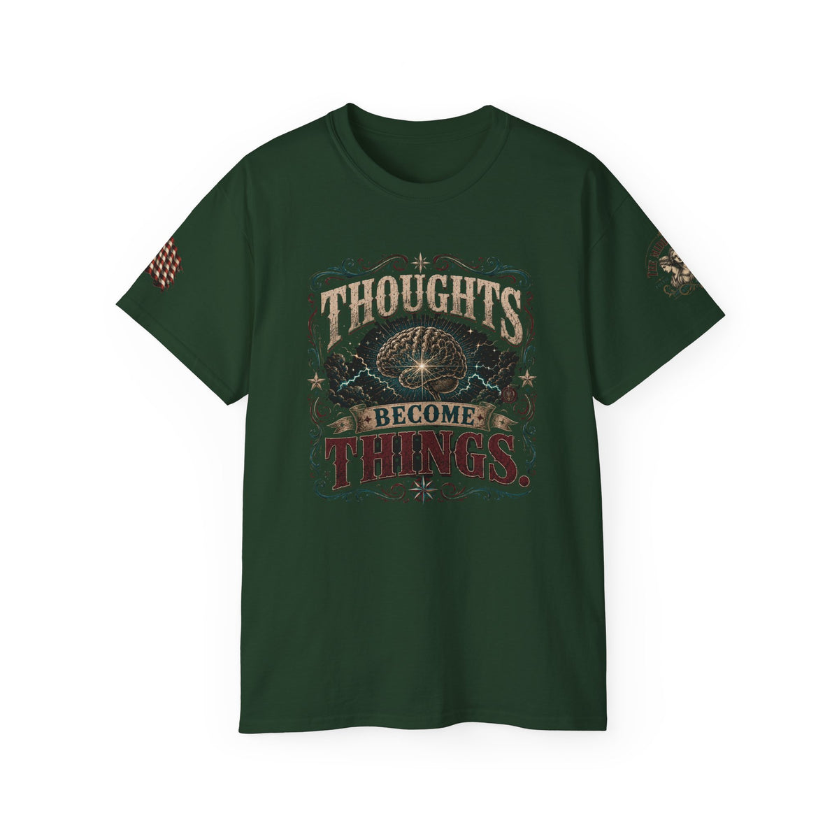 Thoughts Become Things T-Shirt — Motivational Graphic Tee