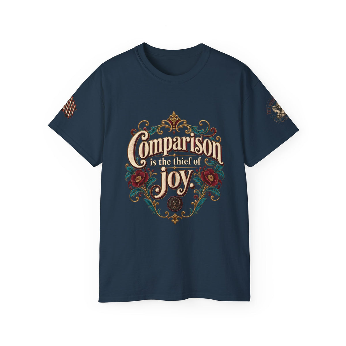Comparison Is the Thief of Joy Floral Graphic Tee