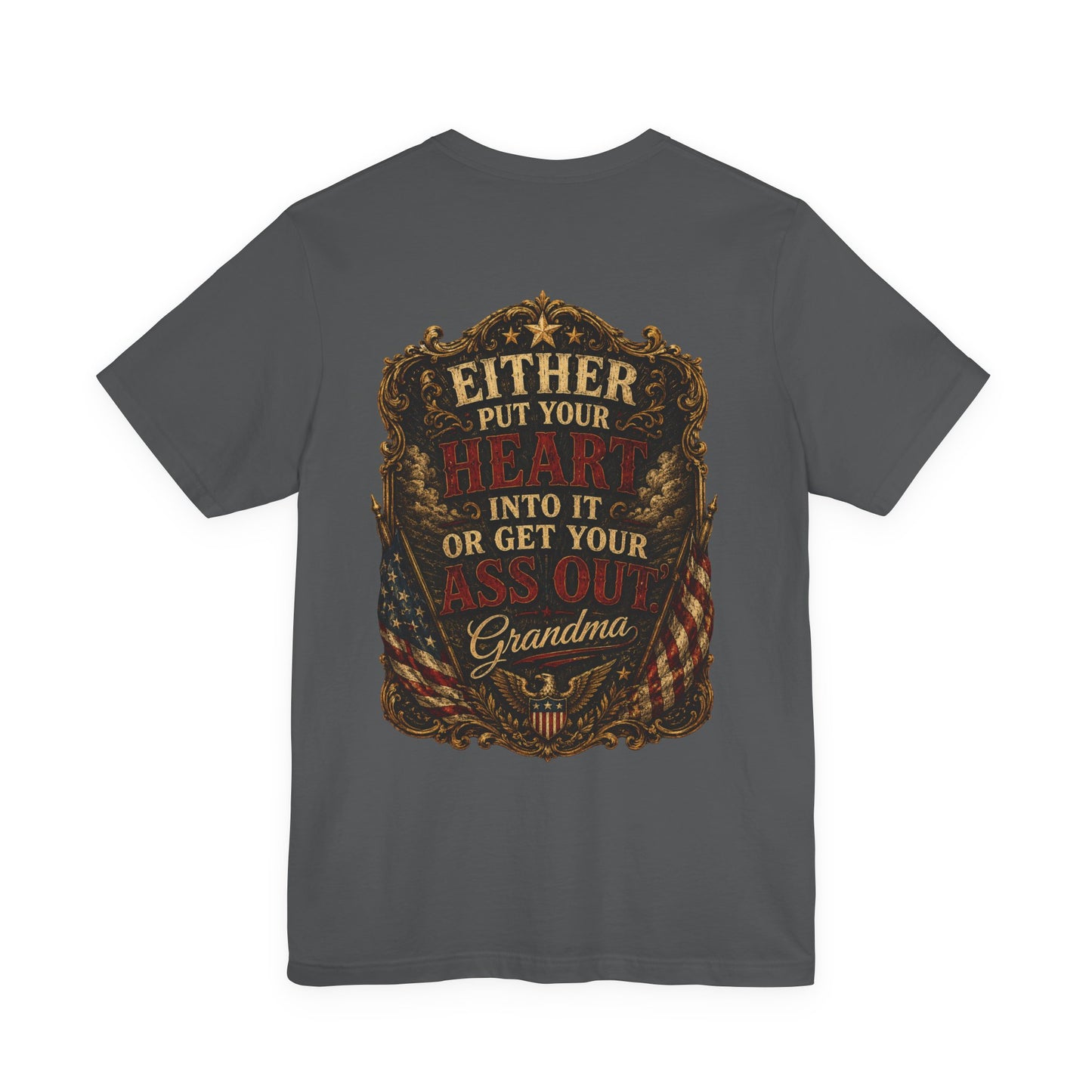Patriotic Graphic Tee – Love It or Leave It | Vintage Style 100% Cotton T-Shirt