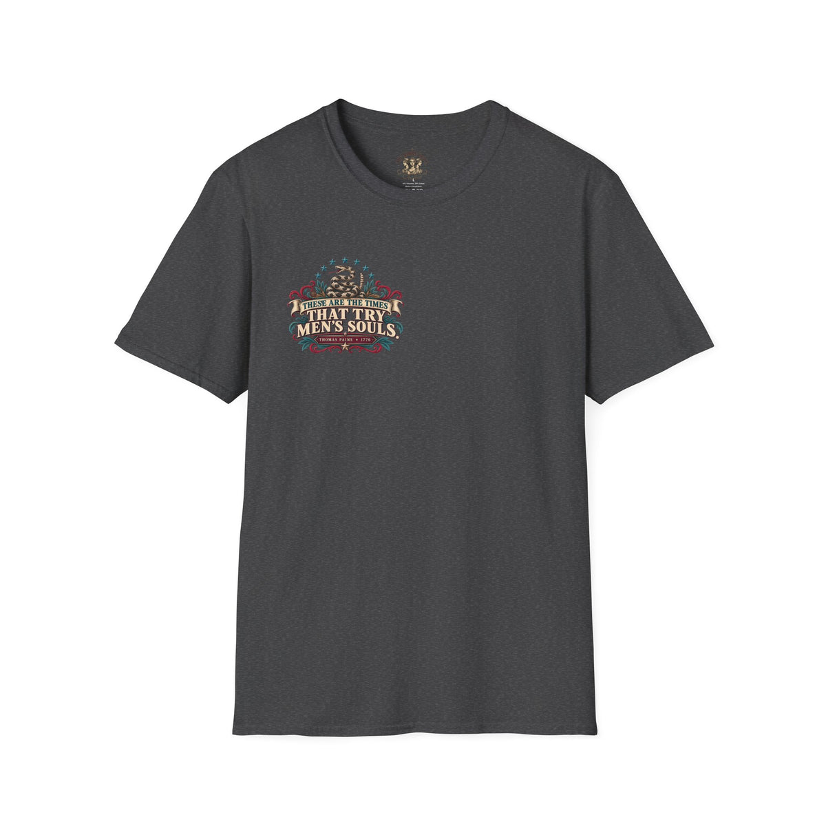"These Are the Times That Try Men’s Souls" Thomas Paine Vintage Floral T-shirt