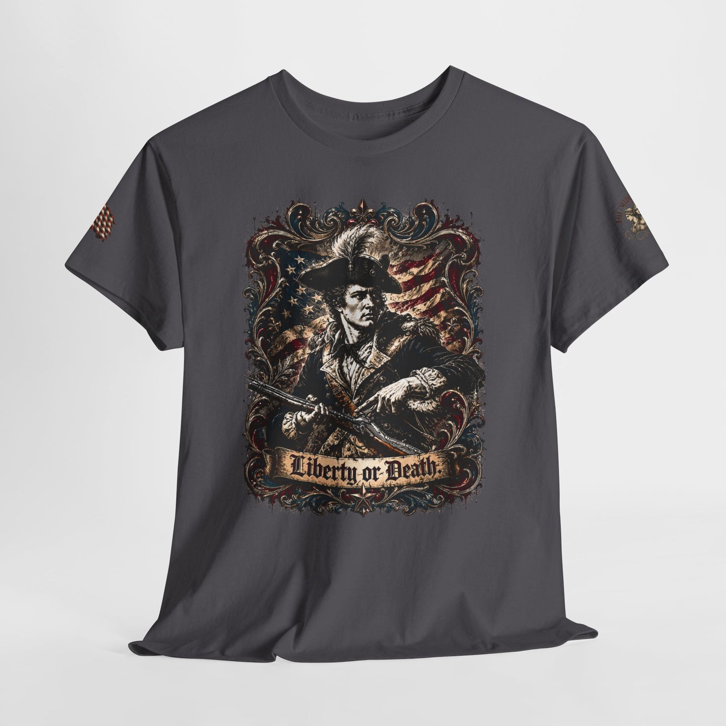 Patriotic Graphic Tee – America 250 2nd Amendment | Vintage Style 100% Cotton T-Shirt