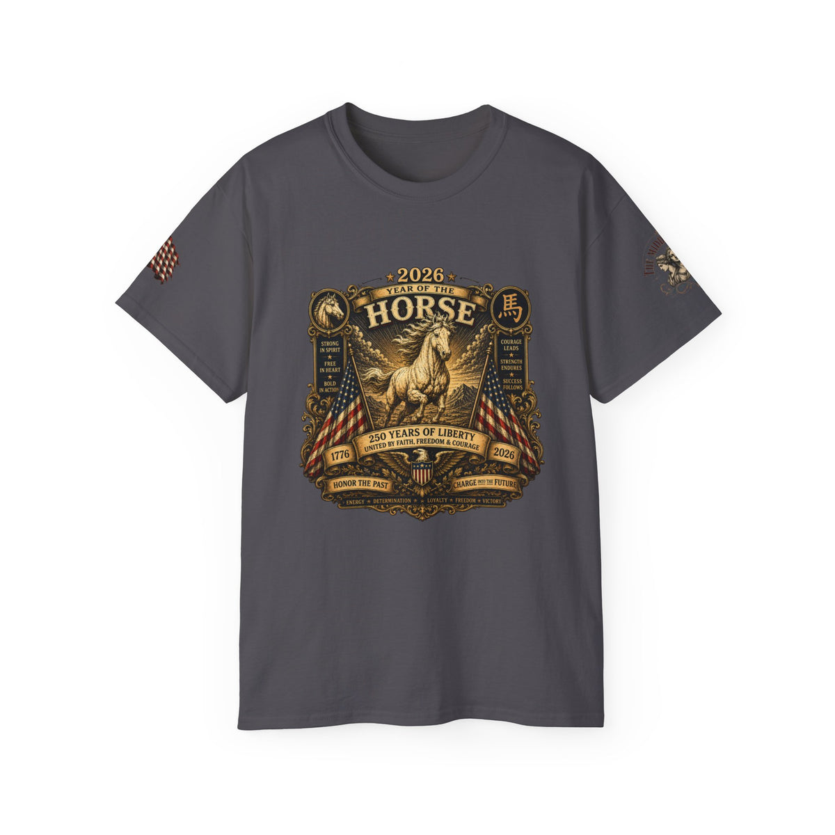 2026 Year Of The Horse America 250 Commemorative Tee