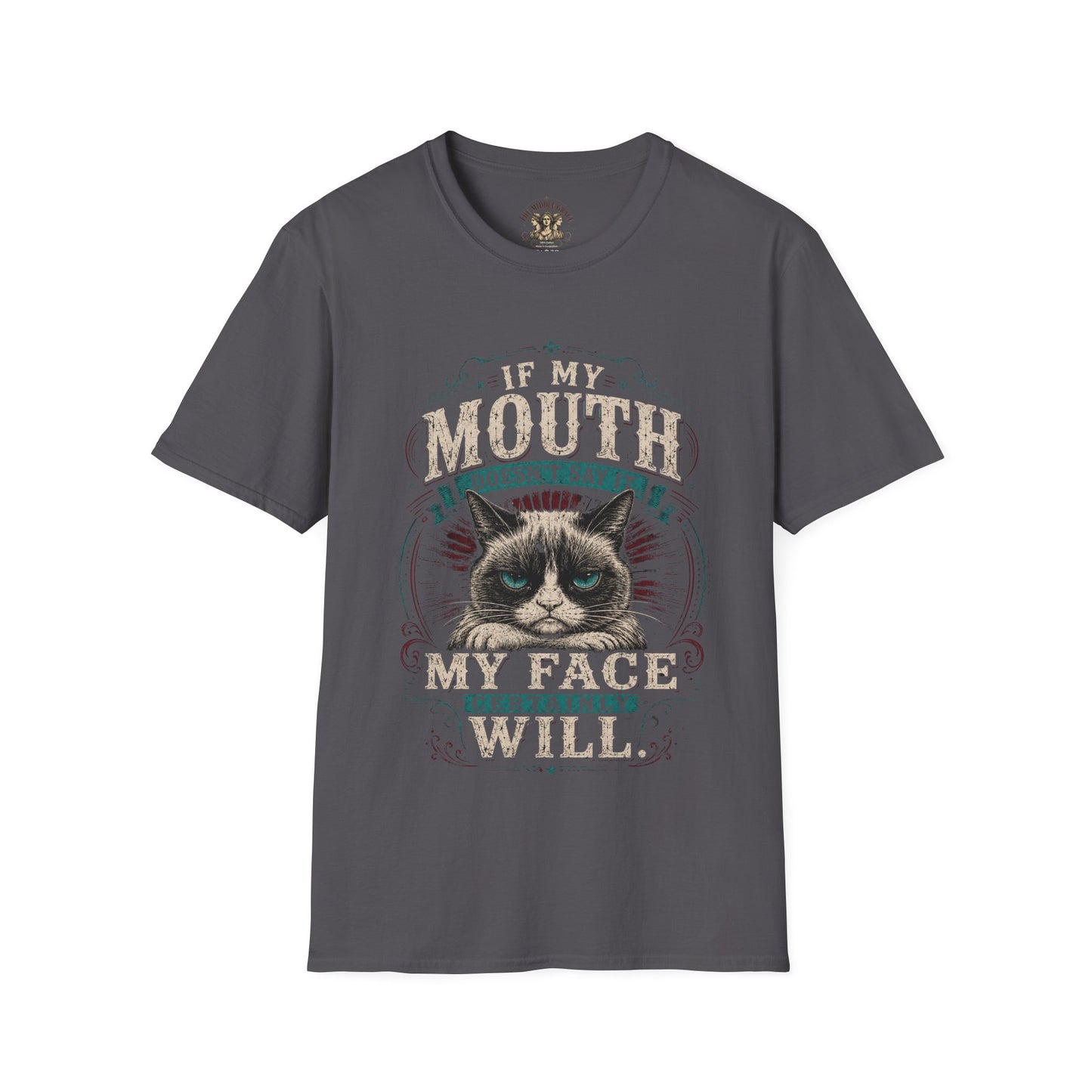 "If My Mouth Doesn’t Say It My Face Will" Grumpy Cat Tee