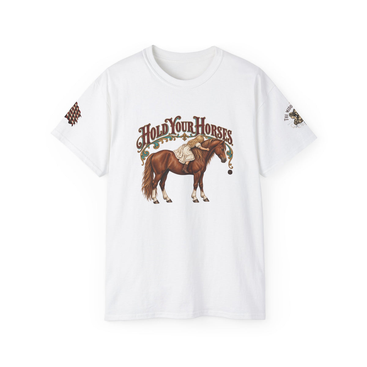 Hold Your Horses T-Shirt — Vintage Western Horse Graphic Tee