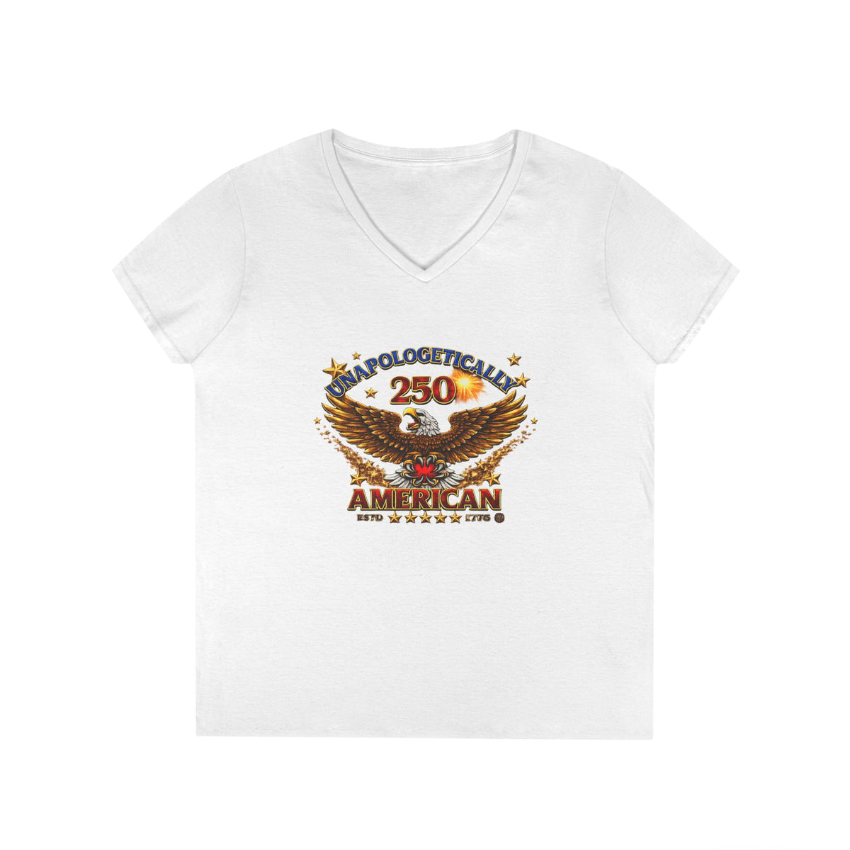 “Unapologetically American” 250th Eagle Graphic Women's Tee